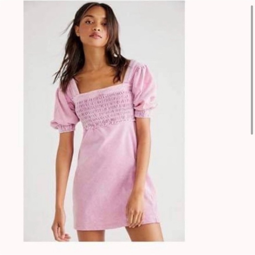 Free People Pink Mini Dress